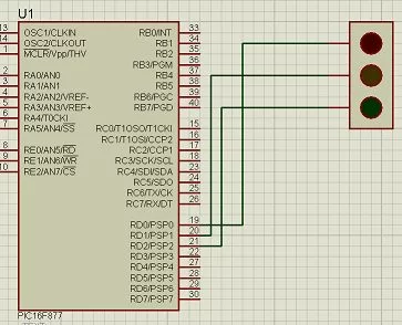 Simple Project on LED blinking by PIC 16 Microcontroller