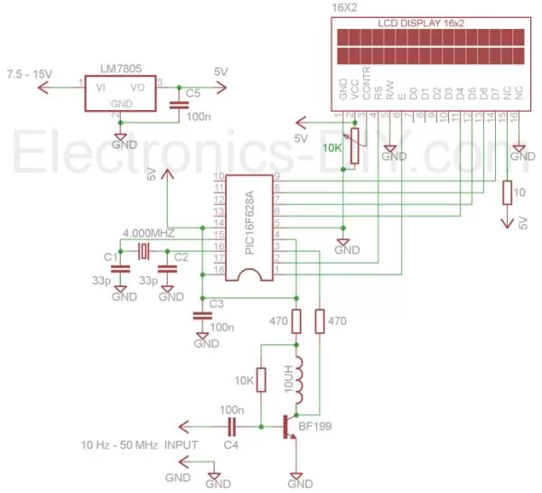 60MHz Frequency Meter Counter1