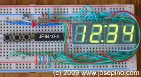 Almost No Parts 12 24hrs LED Clock
