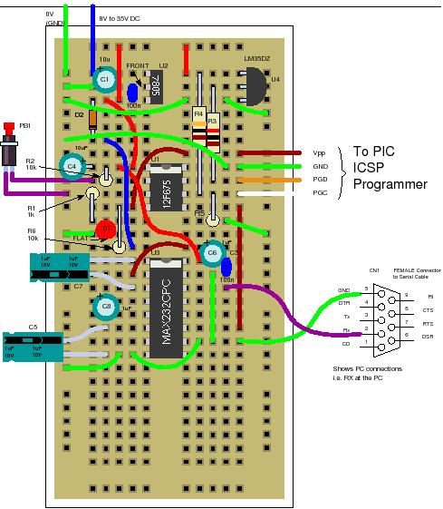 12F675 Tutorial 5 A Temperature data logger using PIC EEPROM.