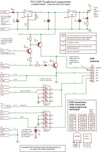 A pic programmer circuit based on AN589 using pic microcontoller