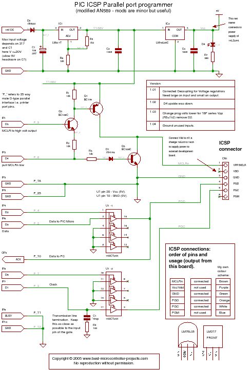 A pic programmer circuit based on AN5891