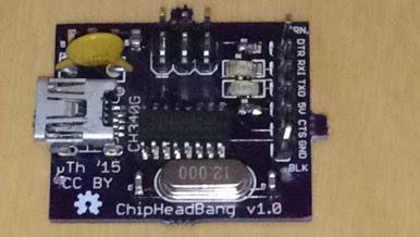 ChipHeadBang – design for an USB to Serial converter with ICSP header