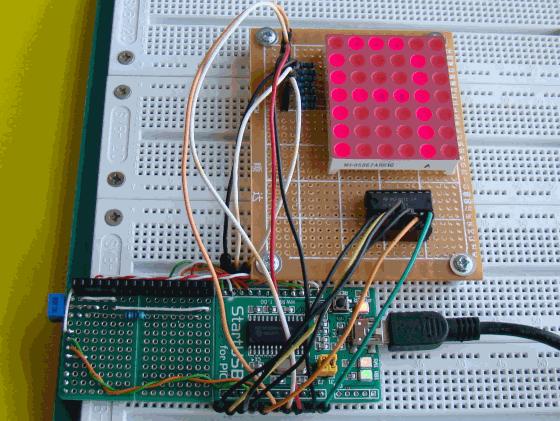 Theory of LED dot matrix display