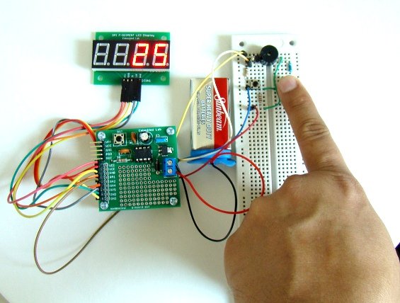 0 9999 Seconds Count Down Timer Using Pic12f683 Microcontroller