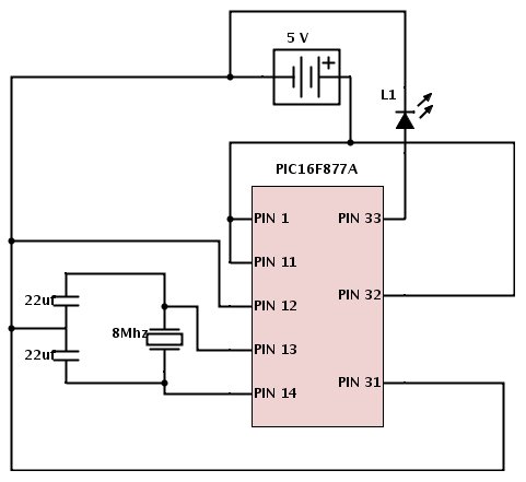Basic PIC circuit is not working Schematic