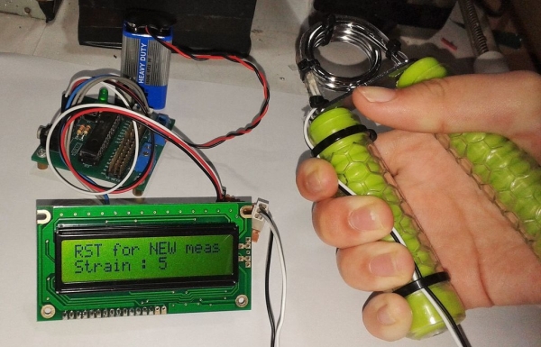 DIY Microcontroller Hand Dynamometer