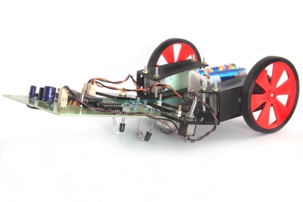 Line following Robotic Vehicle using Microcontroller 