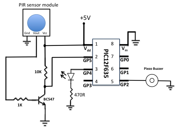 Arduino Motion Sensing With Pir Pic Microcontroller And Beyond 