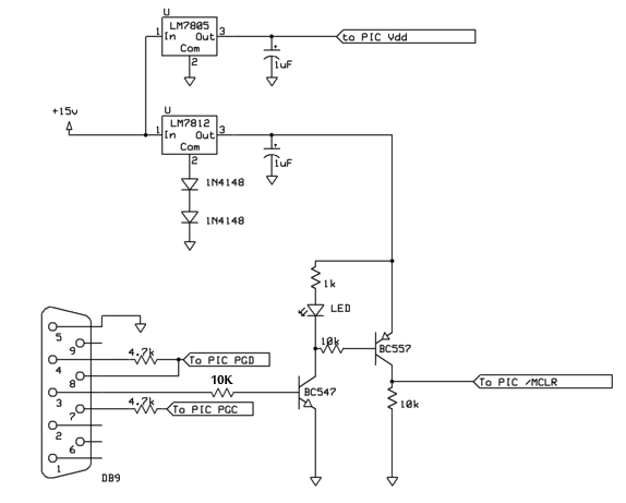 Microchip PIC Serial Port Programmer