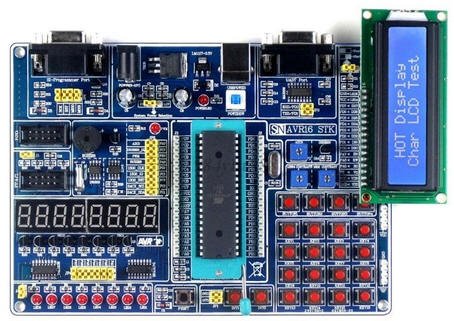 Atmega128 отладочная плата схема