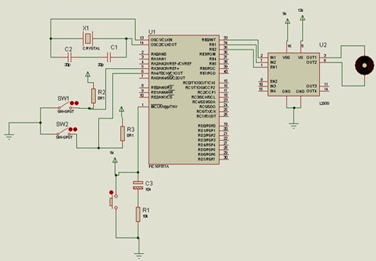 Top PIC Microcontroller Projects with Embedded C Programming Schematic