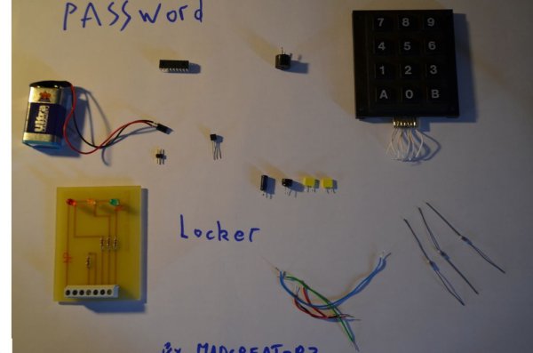 Microcontrollers based Password Locker