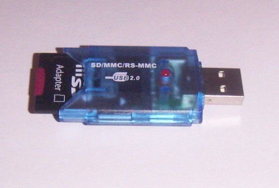 Simple mass storage for your microcontroller project schematic