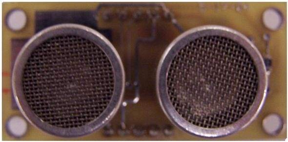 Ultrasonic Range Finder Circuit AD605 PIC16F876 schematic