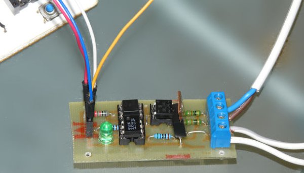 Arduino controlled light dimmer