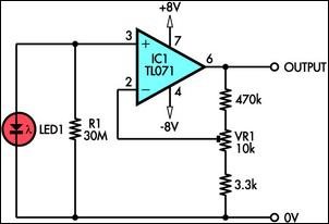 LED Sensors schematic