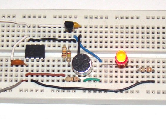 Microcontroller with single LED Project in Proteus