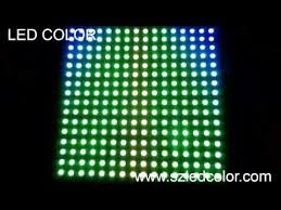 Right-left scrolling LEDs