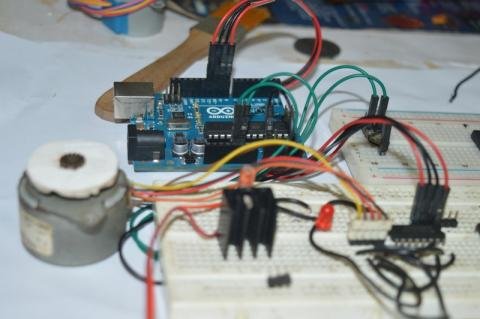 Stepper Motor Speed Control with ADC PIC18F4550