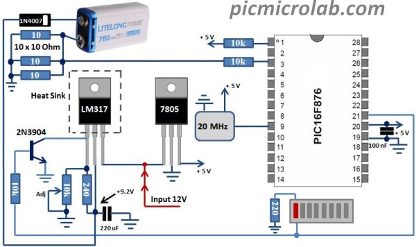 9 volt battery phone charger