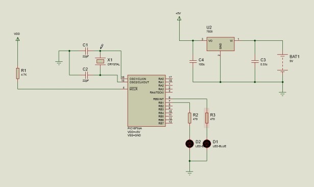 Microcontroller Schematic Design Software schematic