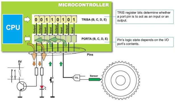 PIC Microcontrollers - Programming in BASIC schematic