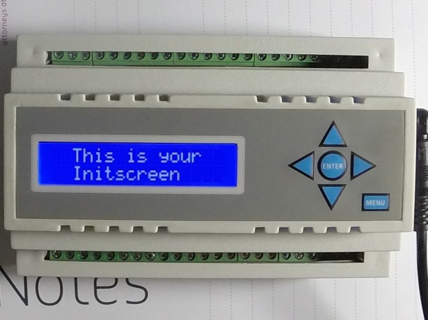 Arduino Beaglebone MCU enclosure with HMI LCD keypad