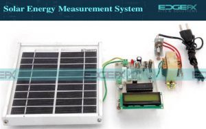 Solar energy measurement using pic microcontroller