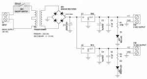 5V & 12V Regulated Power Supply