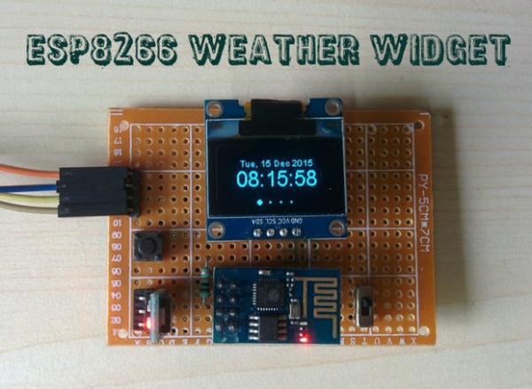 ESP8266 Weather Widget