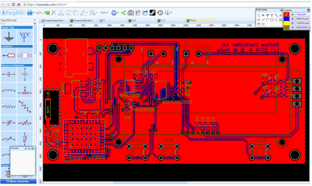 Circuit simulator and PCB design software - EasyEDA
