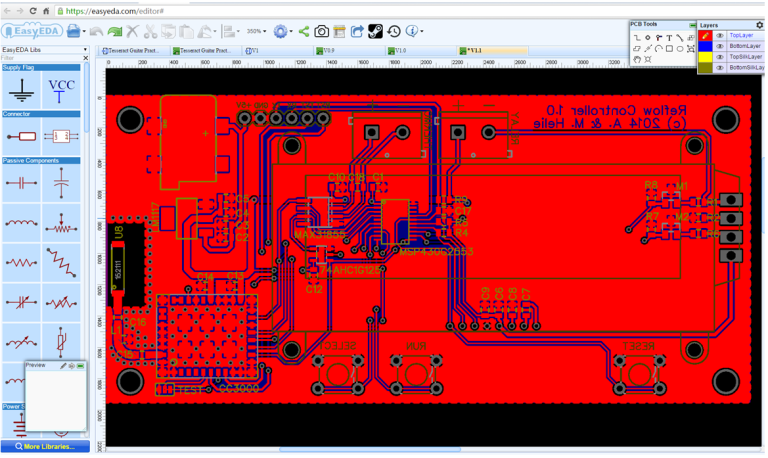 Circuit simulator and PCB design software – EasyEDA