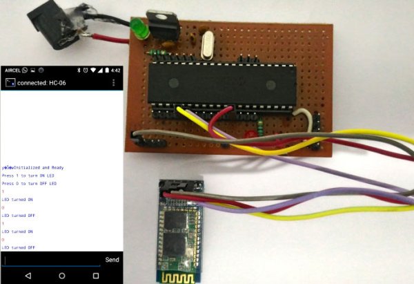 Interfacing Bluetooth Module HC 06 with PIC Microcontroller