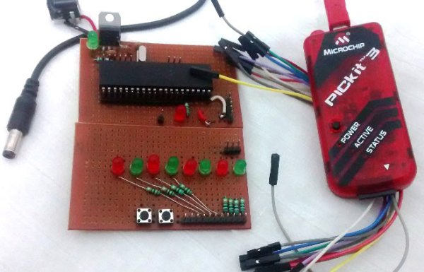 Understanding Timers in PIC Microcontroller with LED Blinking Sequence