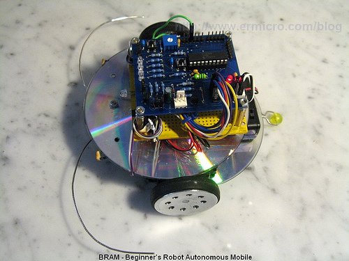 Building BRAM your first Autonomous Mobile Robot using Microchip PIC Microcontroller – Part 1