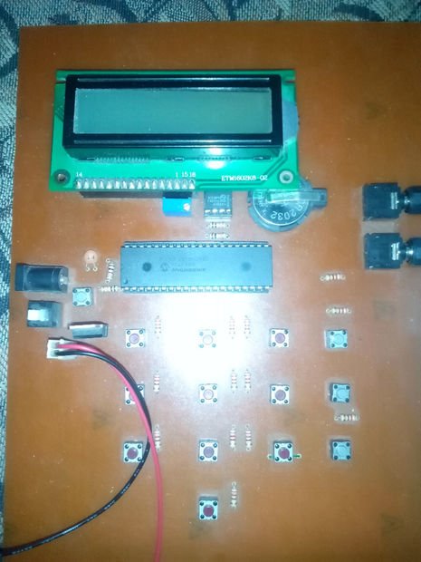 Electronic Security System With RTC and User Define Pin Code