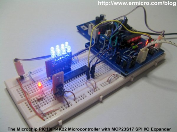 Using Serial Peripheral Interface SPI with Microchip PIC18 Families Microcontroller