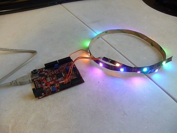 Addressable LEDs (WS2812) on ChipKIT