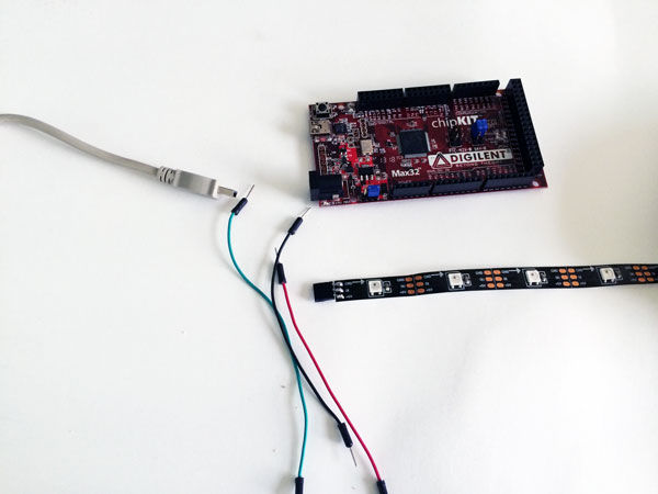 Wire Up Your LEDs to Your ChipKIT
