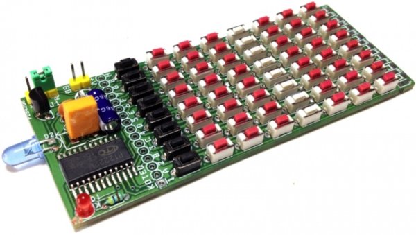 64 Key Infrared Remote Controller using PT2222M – NEC Code