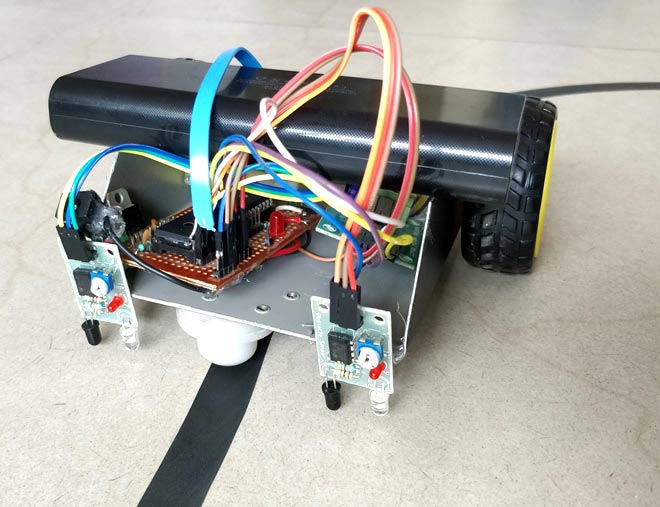 Line follower robot 2024 using 8051 microcontroller