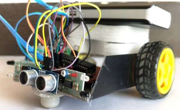 obstacle avoiding robot using pic microcontroller 1