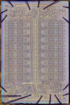 Inside Intels first product the 3101 RAM chip held just 64 bits