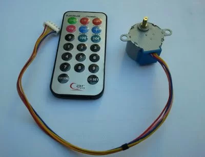 Unipolar Stepper Motor Control From IR Remote Control Using PIC18F4550