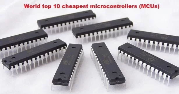 World top 10 cheapest microcontrollers MCUs