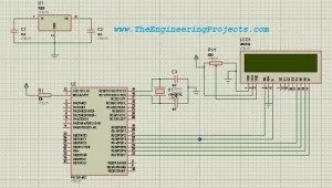 Design exactly the same circuit as shown in the below figure for interfacing of LCD with PIC Microcontroller
