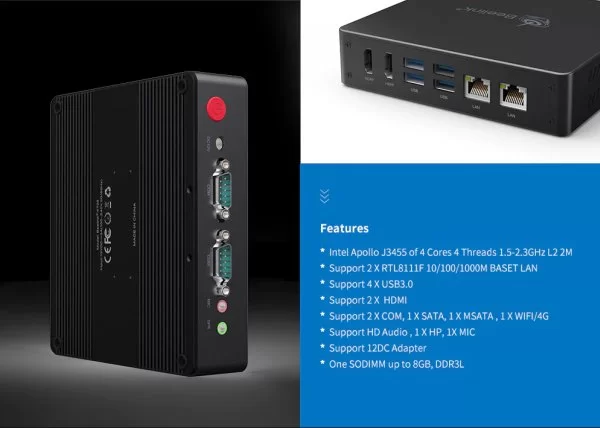 Beelink KT03 Industrial MiniPC with Apollo lake SoC goes for 150