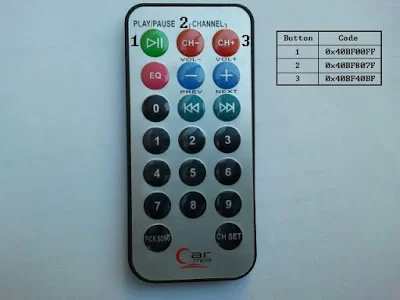 Real Time Clock Calendar with Remote Control