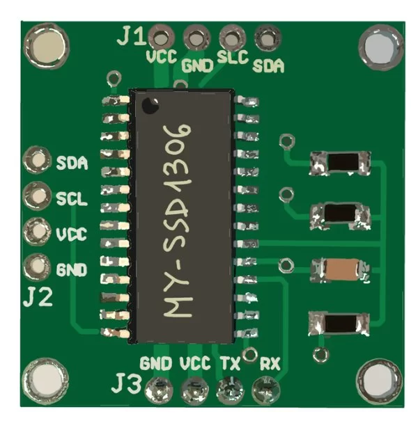 my-ssd1306 an HTML interface to SSD1306 OLED display